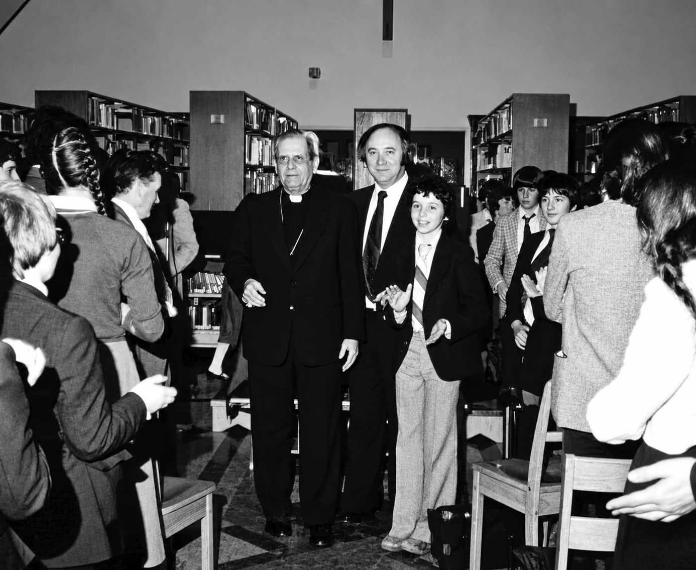 Visita del Cardenal Léger en 1978