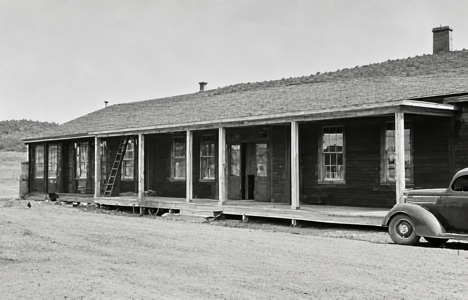 First college — the barracks