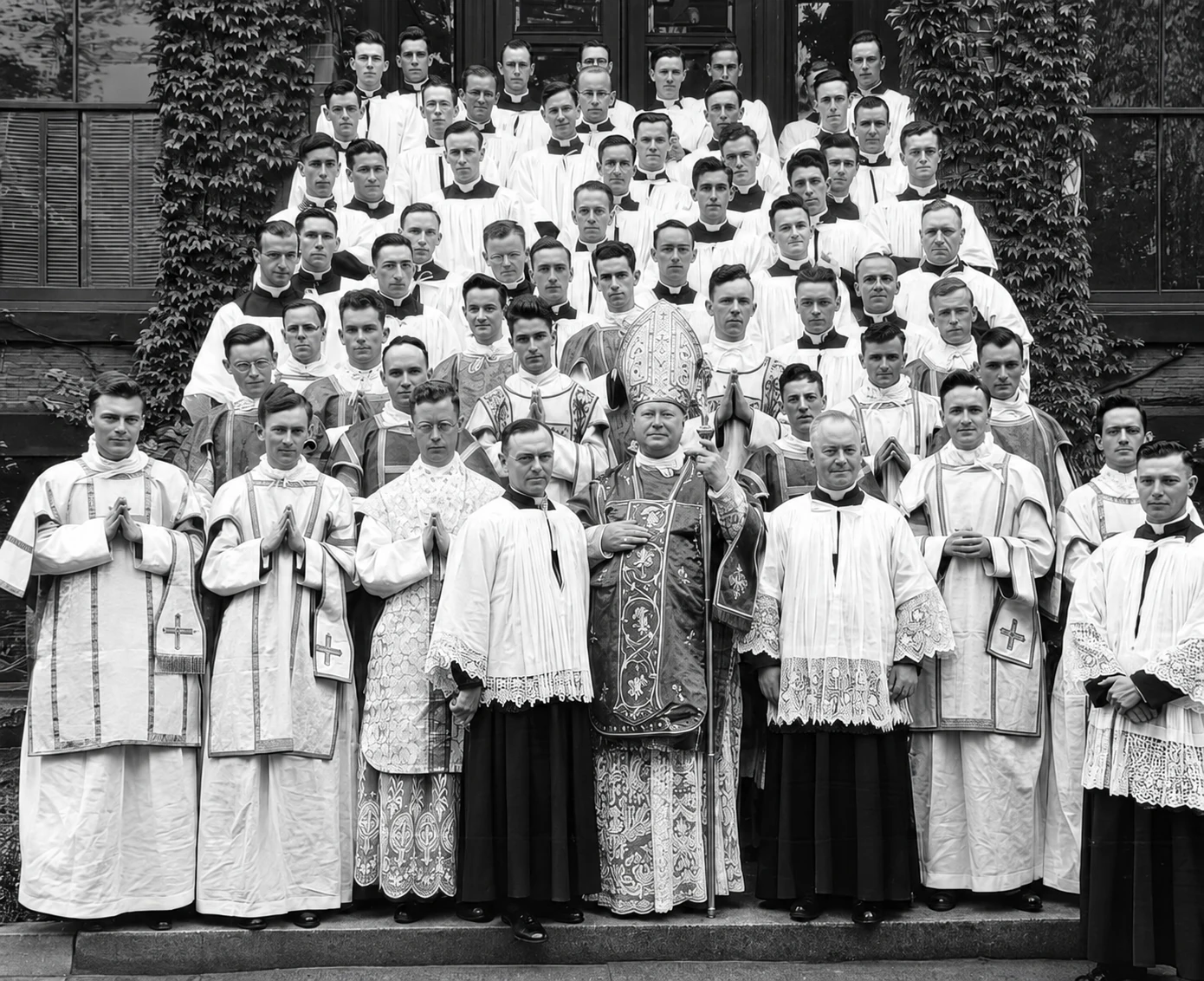Grupo de los Oradores con Mons. McNally