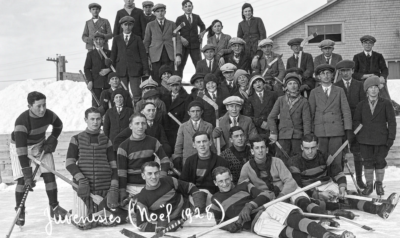 Juvenistas al hockey en 1928