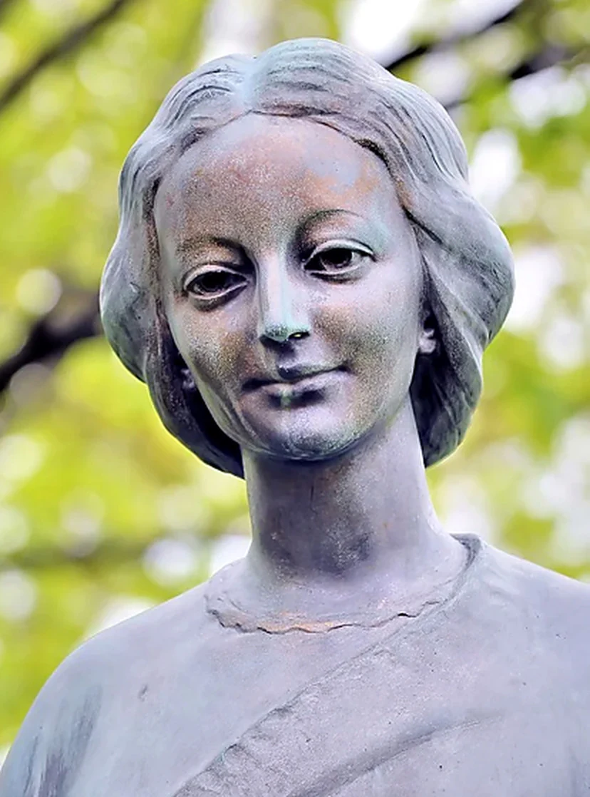Cara de la Virgen María
