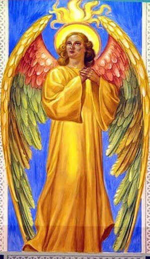 Ángel asociado con el amor