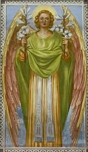 Ángel asociado con el renacimiento